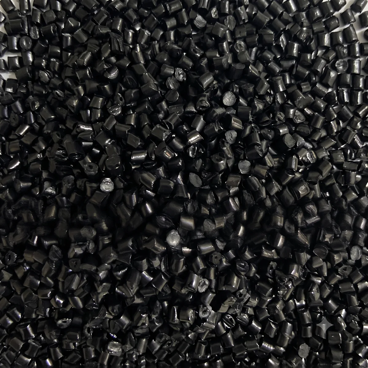 Black color masterbatch swatch, RAL 9004
